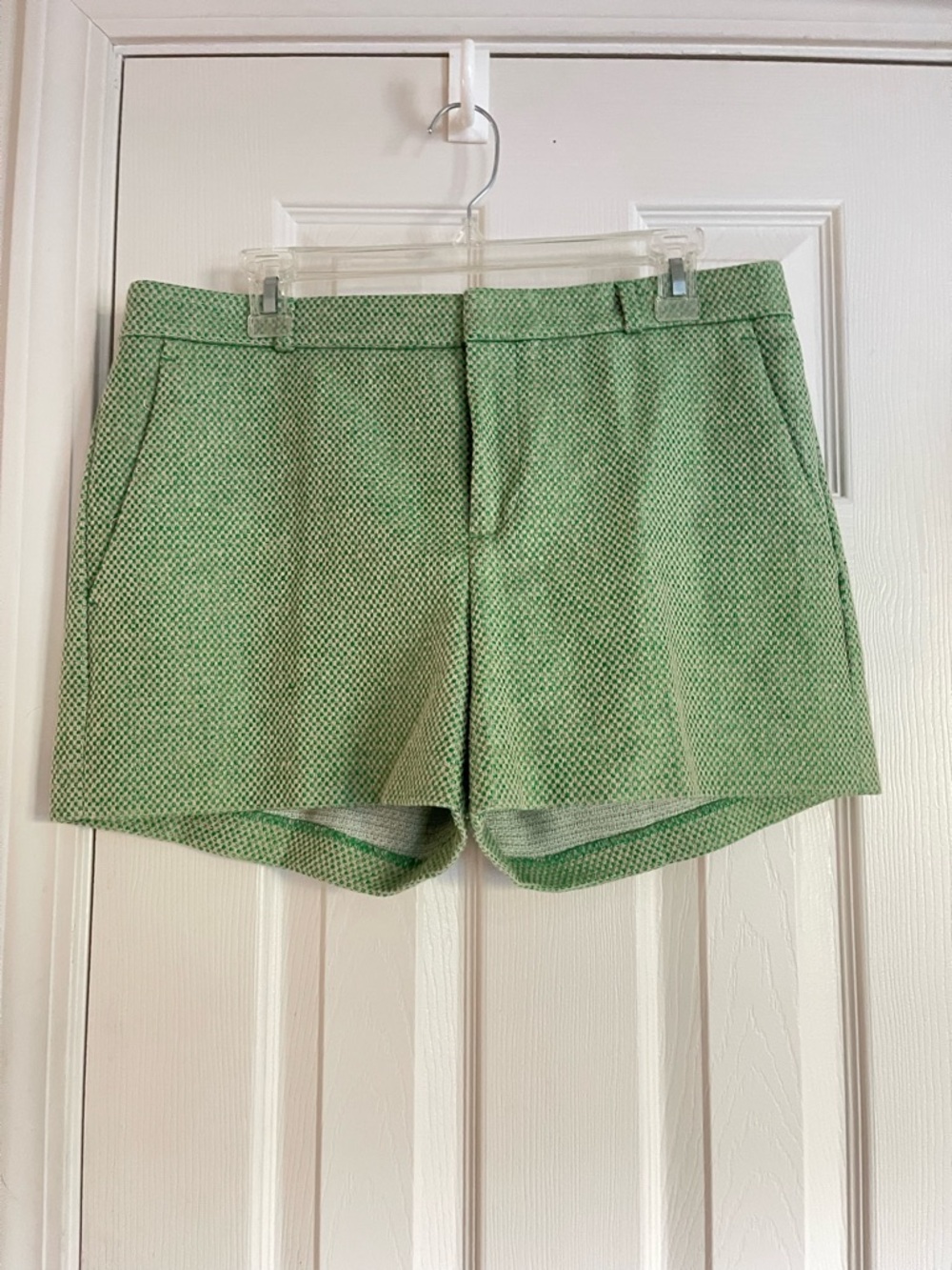 Banana Republic Mint Green Textured Shorts